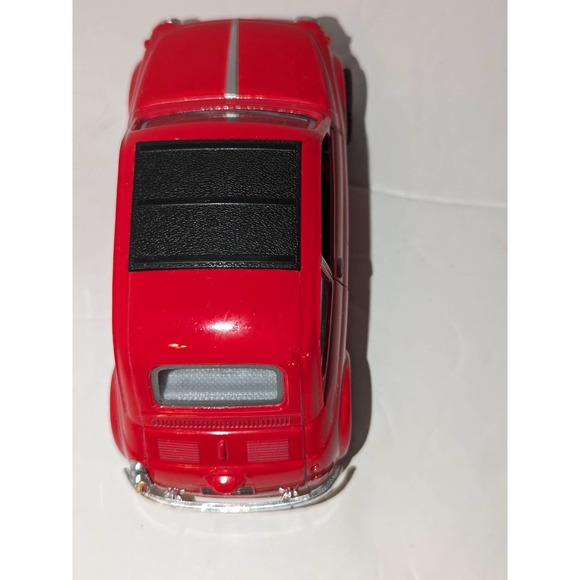 Classic Fiat 500 1/24 Scale Diecast Model by Kinsmart - RED Collectible - Picture 6 of 9